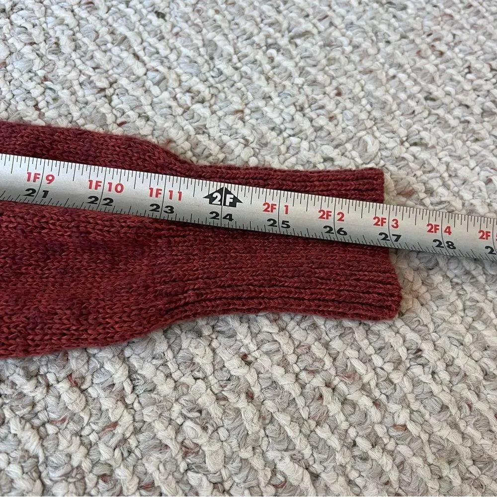 Free People Mont Blanc Mini Sweater Dress In Red Jasper - Picture 6 of 12